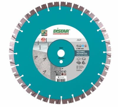 Diamond cutting disc 1A1RSS/C3 technic advanced 300x3.0/2.0x15x25.4 for concrete