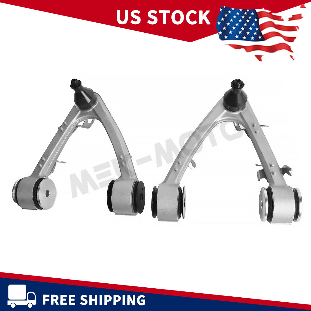 Pair Front Upper Control Arms Left & Right Fit Maserati GranTurismo Quattroporte