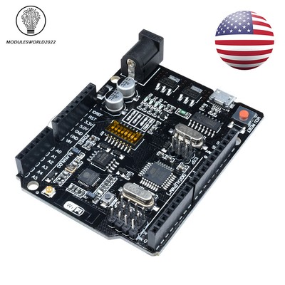 WiFi UNO R3 ATmega328P+ESP8266 32Mb memory USB-TTL CH340G For Arduino NodeMCU US