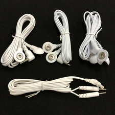 Replacement Tens Unit Electrode Lead Wires 2.5mm Plug 2.0mm Pin Connector Cables