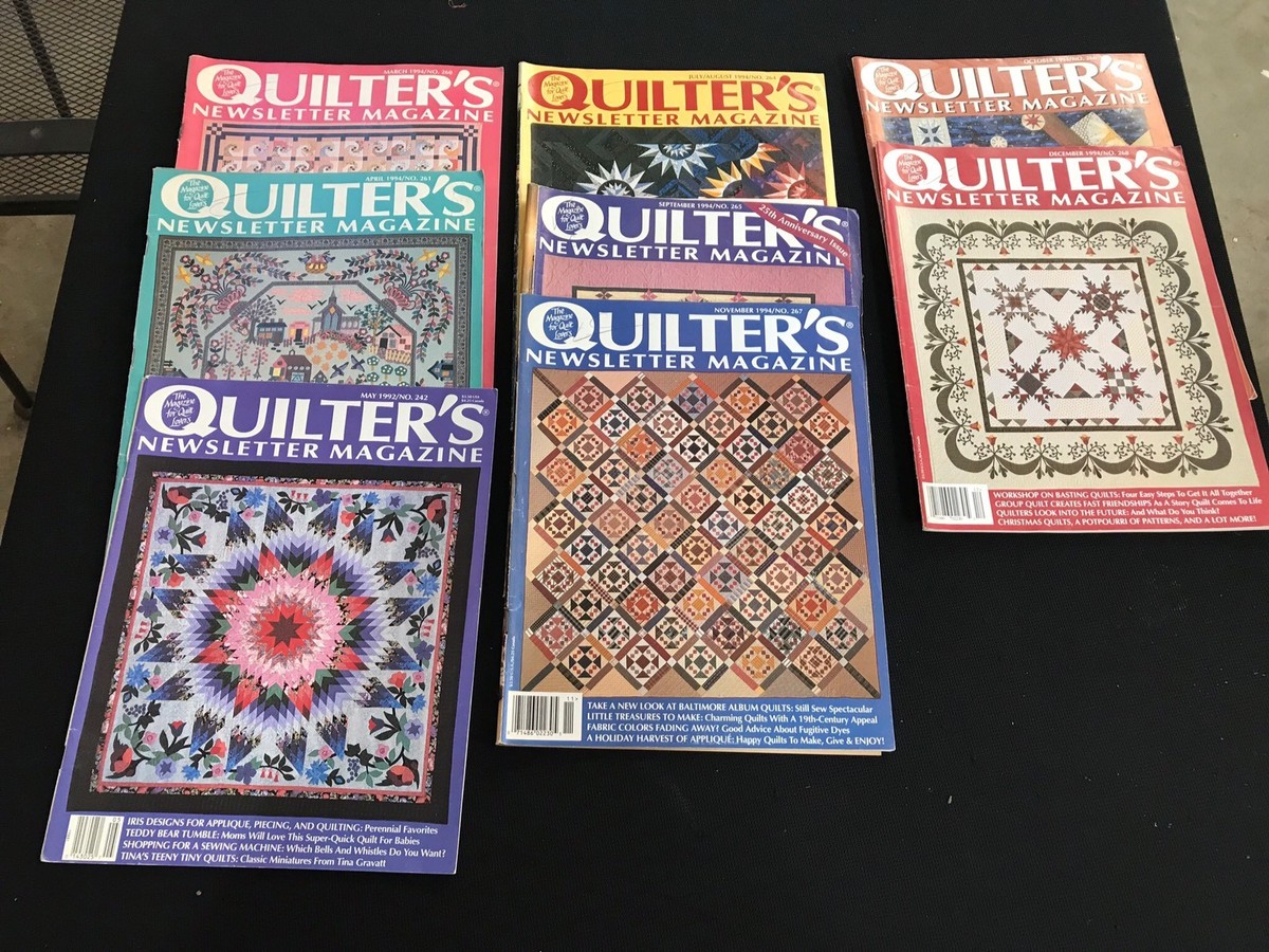 Quilter’s newsletter magazine 13冊セット LOT OF 8 VINTAGE 1994 QUILTER'S NEWSLETTER MAGAZINE BACK ISSUES