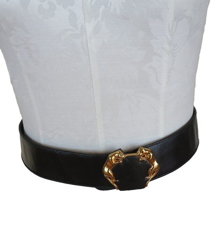 ? Judith Leiber New York Black Snakeskin Leather Belt – Gold Hardware These #judithleiberbelts just in☀️Known for their  main image 2