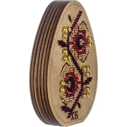 Bead embroidery kit on wood "Easter Egg" - Picture 6 of 7