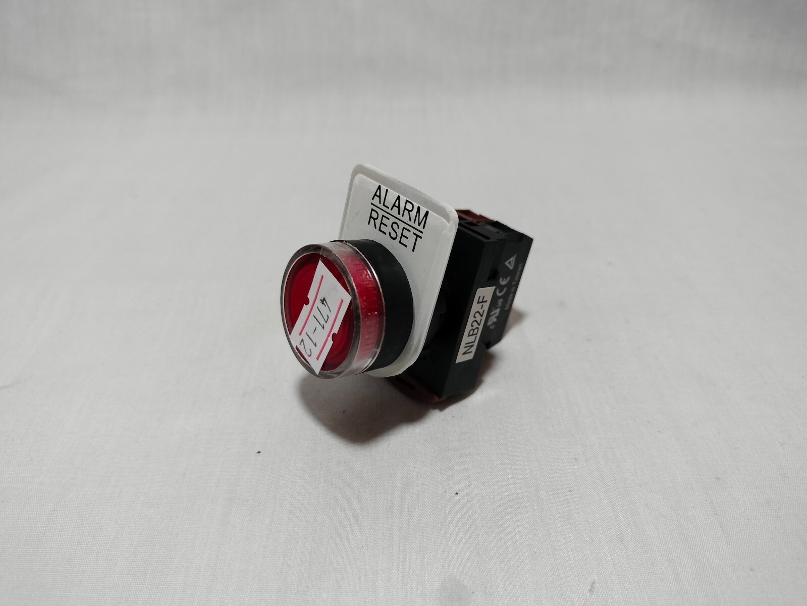 NLB22-F NLB22F Red Push Button Switch with Contactor Block Made in Taiwan