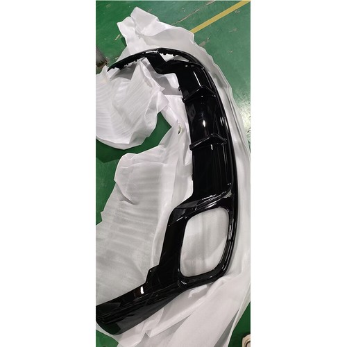 Gloss Black Rear Bumper Lip Diffuser Spoiler For Porsche Panamera 971 2017-2019 - Picture 7 of 9
