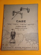 Vintage Original Case Vw Vwt Vwta Vt Farm Gear Parts Catalog