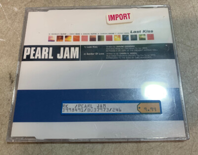 PEARL JAM - Last Kiss - CD - Single Import - New And Sealed