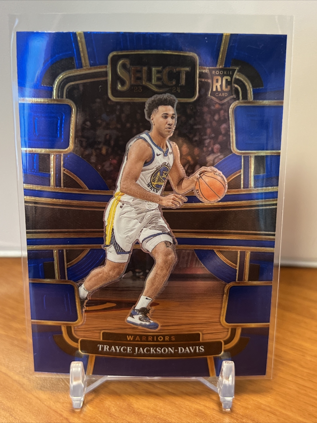 Trayce Jackson Davis 2023-24 Panini Select Blue Concourse Rookie #84 Warriors RC