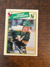1988-89 O-Pee-Chee Set Break OPC #159 Craig Hartsburg Minnesota North Stars NRMT
