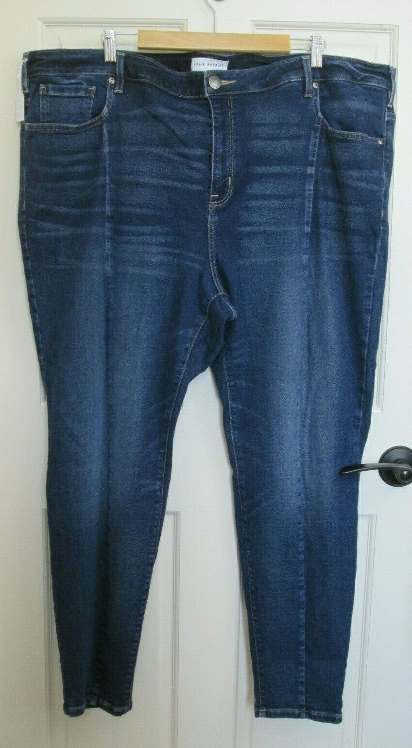 Lane Bryant High Rise Skinny Jeans Womens Size 26 47x29 Flex Magic