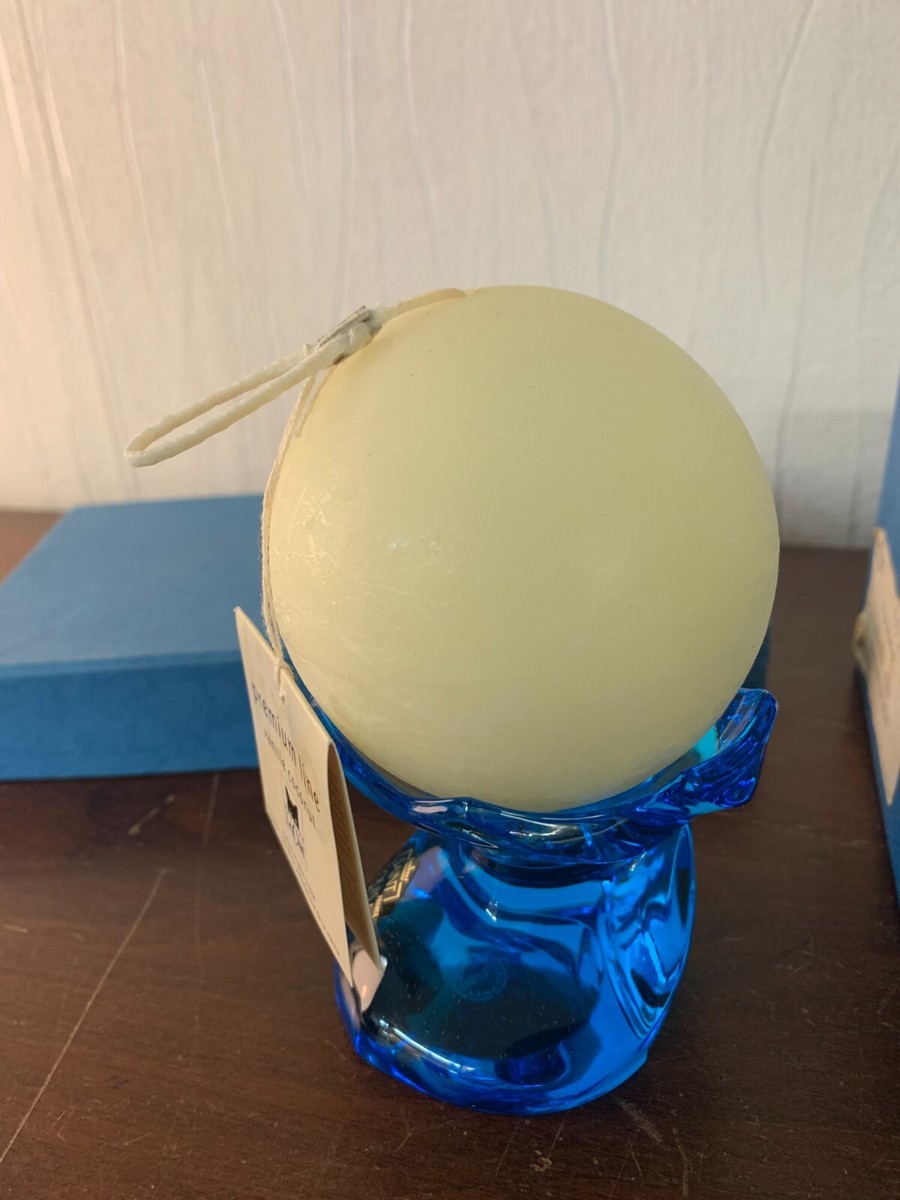 Eole Model Blue Crystal Candle Holder From Saint Louis | eBay Eole Model Blue Crystal Candle Holder From Saint Louis | eBay