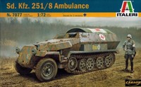 Italeri - 7077 - Sd Kfz 251 / 8 Ambulance - Panzer - 1:72