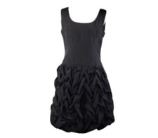 Express LBD Bubble Hem Black Dress - 2