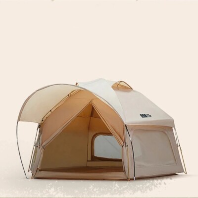 5 Person Man Best Large Family Hexagon Tent Camping Cabin Waterproof Outdoor