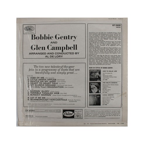 1968 UK Pressing - Bobbie Gentry and Glen Campbell Vinyl LP (ST 2928) - Picture 2 of 5