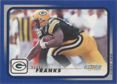 2001 Score Bubba Franks #80