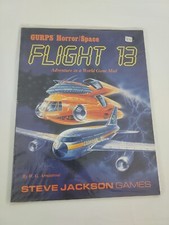 1990 Flight 13 Gurps Horror Space Steve Jackson Games W.G. Armintrout Comic