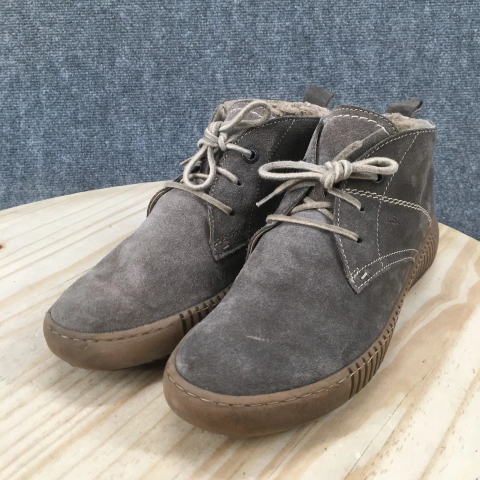 Josef Seibel 靴子女式 41 Maren 2 Chukka 冬季短靴灰色麂皮绒系带 — 第 4/4 张图片