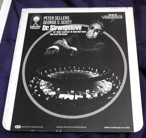 Ced Videodisc Dr. Strangelove Peter Sellers G. Scott Capacitance Electronic Disc