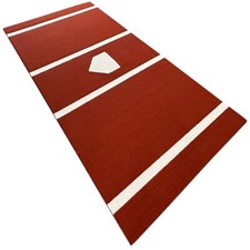 6 x 12 Clay Synthetic Nylon Turf Baseball Softball Hitting Batting Practice Mat