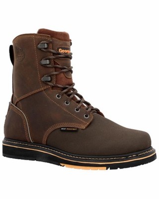 Georgia Boot GB00521 6' Unlined Brown Leather AMP LT Power Wedge