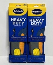 2 PAIR Men's Dr Scholls Heavy Duty Support Insoles Pain Relief Shoe Sizes 8-14