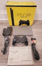 BOXED Sony Playstation 2 SLIM Black PAL PS2 - SCPH-70003-ONE OWNER- EXCELLENT