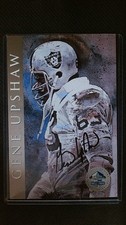 1998GENE UPSHAW AUTOGRAPHED /2500 NFL FOOTBALL HALL OF FAME SIGNATURE SERIES