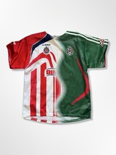 Mexico National Team / Chivas Guadalajara Split Jersey Men’s XXL Vintage Signed 