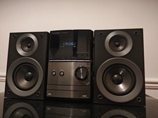Panasonic SA-PM500DB iPod, DAB, CD Micro Hi-Fi Stereo System Black~silver
