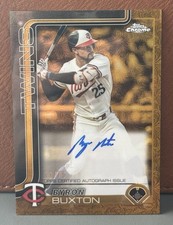 2025 Topps Gilded Collection - Byron Buxton Auto /75 Yellow #CGA-BB