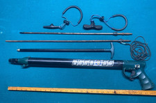 Vintage 1986 SEAC ASSO 65 Pneumatic SPEAR GUN 1st Upgrade, 2 spears, Hand Pump