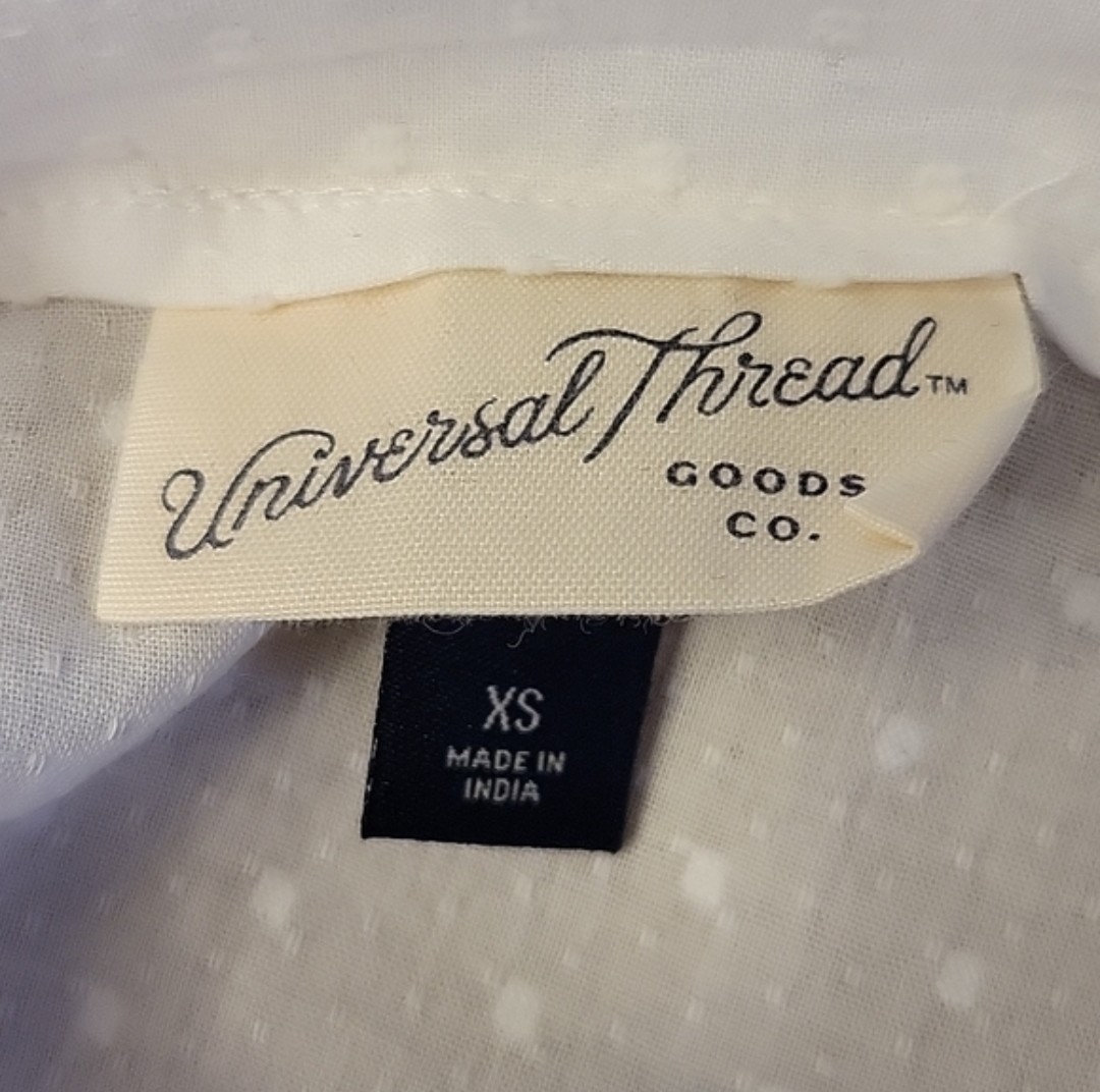 Universal Threads White and Pink Embroidered Boho… - image 7