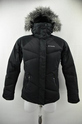 Columbia Daunenjacke Damen Omni Heat Thermo Comfort Kapuze Outdoor Mantel Gr. XS