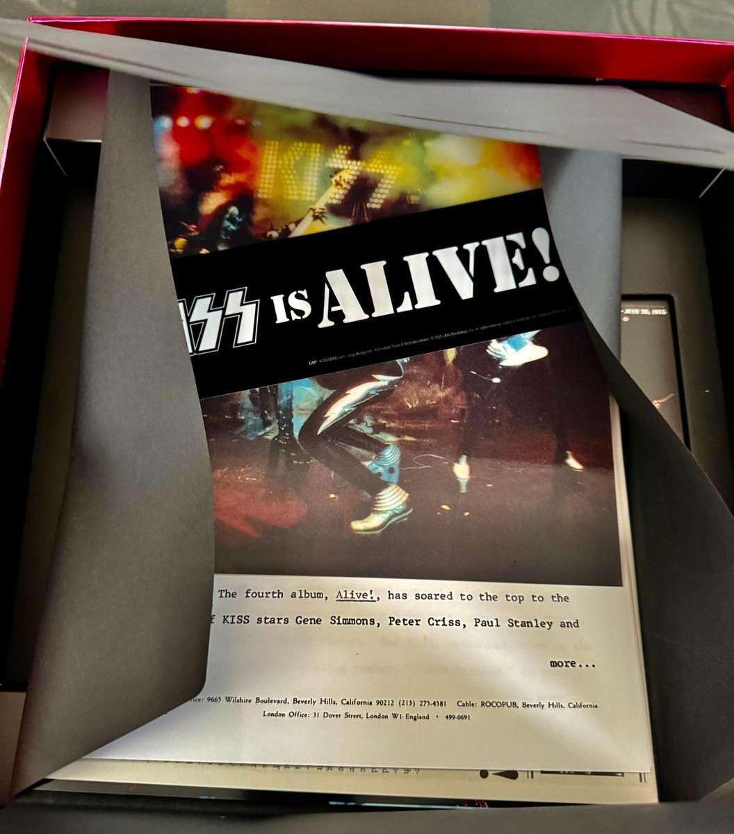 KISS Alive! 50th Anniversary Super Deluxe CD BOX set Remastered