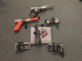 HUGE NINTENDO NES LOT, 70 Games + Controllers, System, Box, And Figure