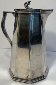 Vintage Sheffield Paul Revere Silver Co Boston 598 Silver Plated Pitcher 