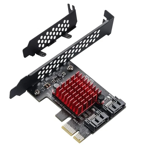 PCIe zu 2 Ports 3.0 6 Gbps SSD Adapter PCI-E PCI Express X1 Controller Boa9384