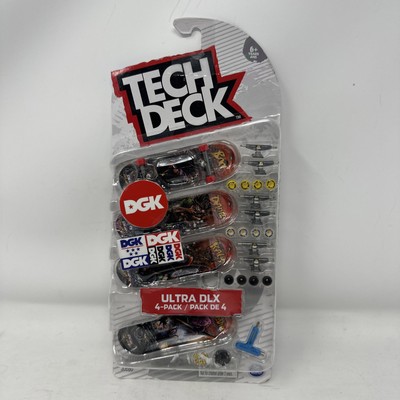 Tech Deck DGK Skateboard Ultra DLX 4 Pack Brand New in Box