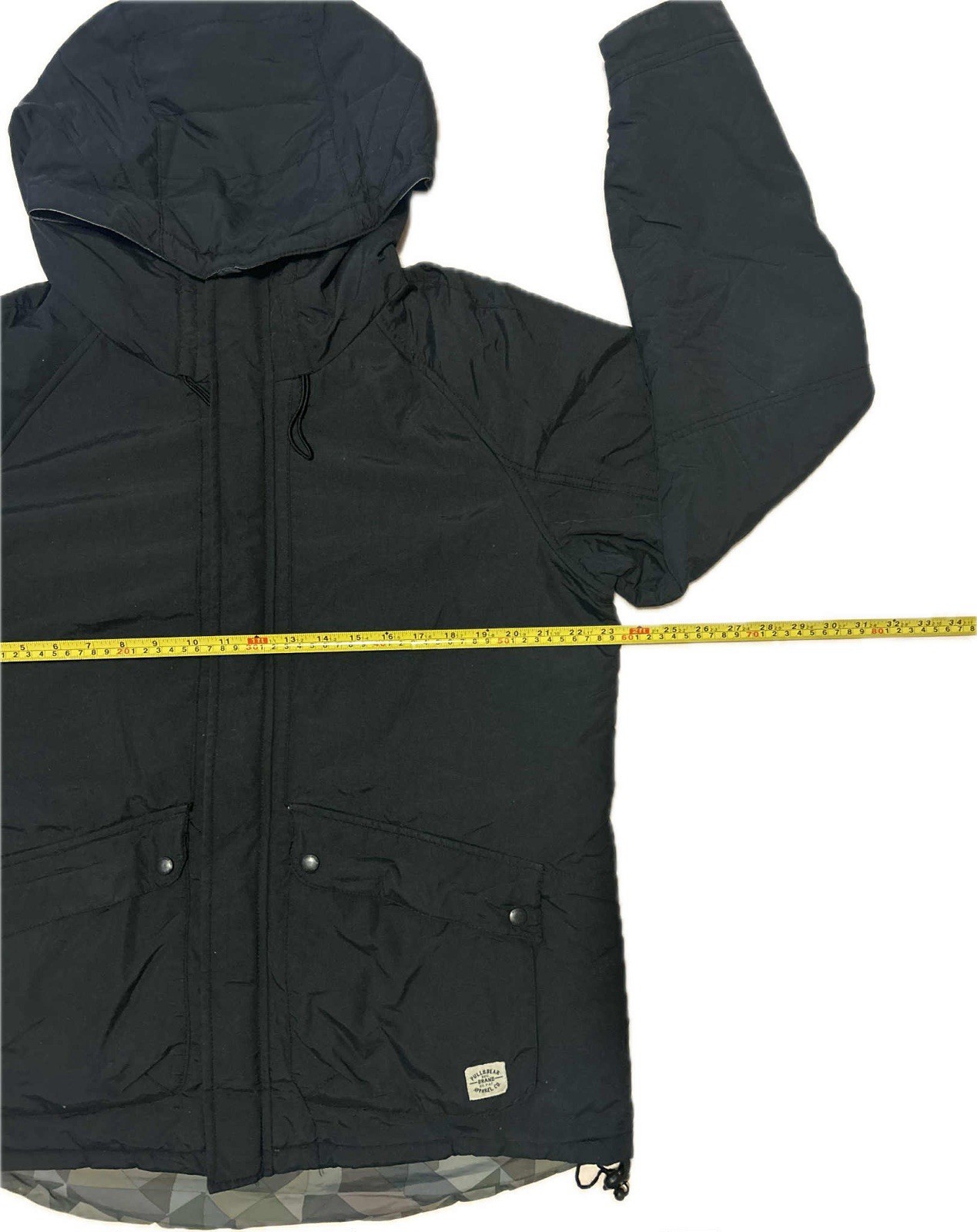 Pull & Bear Men’s Reversible Hooded Jacket Black … - image 17