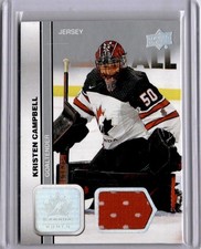 Kristen Campbell Base Jersey #43 2023 Upper Deck Team Canada Juniors [M168]