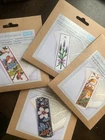 Cross Stitch Bookmark Kit Learner Beginner Sewing 14 Designs Dogs Xmas Floral