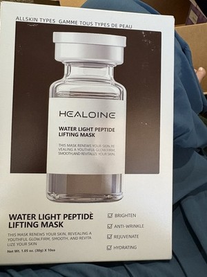 Healoine Water, Light Peptide, Lifting Mask, Renew, Revealing Glowing Firm skin