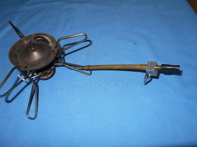 Vintage Whisper-Lite MSR Backpack foldable camp stove