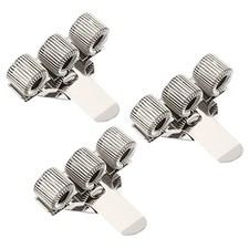 Pen Holder ClipsPcs Metal Portable Triple Spring Loop Pencil Organizer for 3