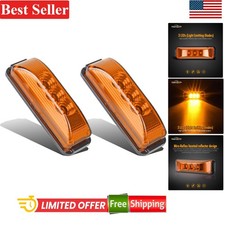 Universal Fit Led Side Marker Lights 2-pack 3.9 Waterproof Amber Lamp
