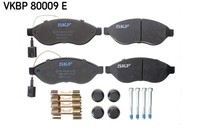 SKF Bremsbelagsatz Scheibenbremse Vkbp 80009 E 35 33 30 40 FüR Opel Movano U9 3