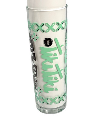 Pete's Tiki Tiki Highball Glass Cocktail Glass Bar Restaurant Hawaiian Retro 7''