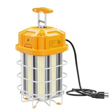 150W LED Temporary Work Light 22500LM Construction Lights, Hanging Job Site Lamp