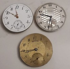 3  mouvements de montres à Gousset. 19 ème. Baron. Cyma. Savoye Frères. 